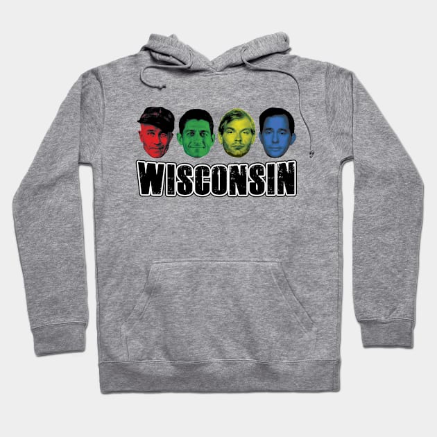 Wisconsin Boys Hoodie by Jarecrow 